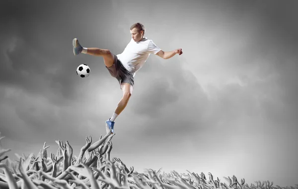 Football fans — Stock Photo, Image