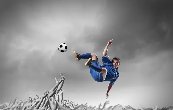 Football fans — Stock Photo, Image