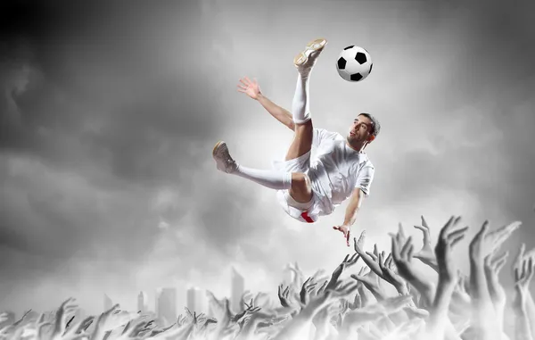 Football fans — Stock Photo, Image