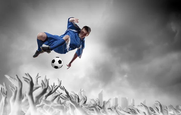 Football fans — Stock Photo, Image