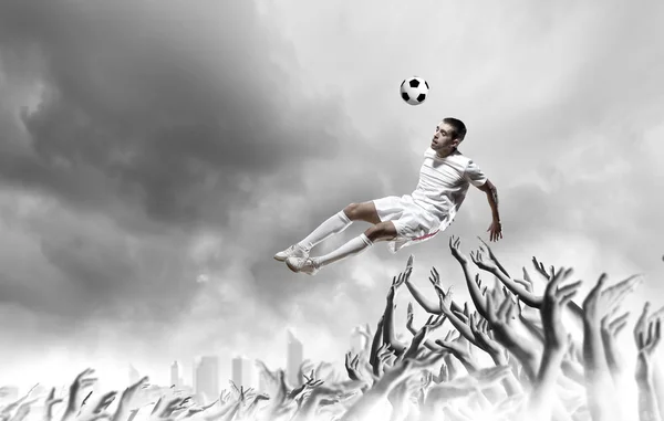 Football fans — Stock Photo, Image