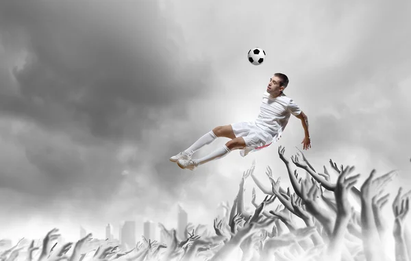 Football fans — Stock Photo, Image