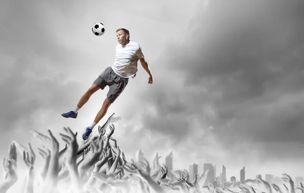 Football fans — Stock Photo, Image