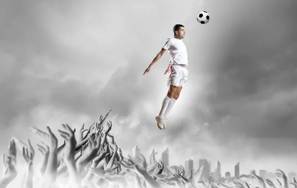 Football fans — Stock Photo, Image