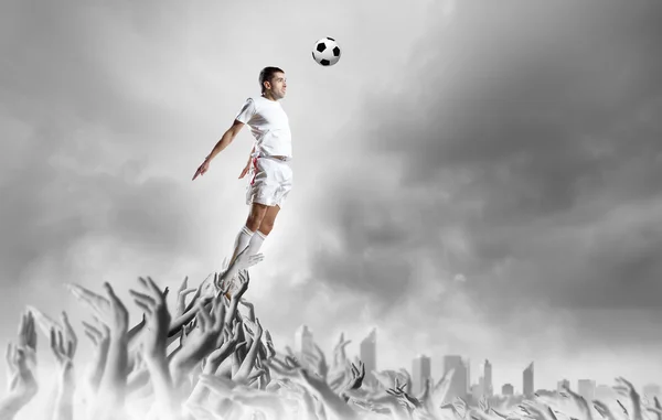 Football fans — Stock Photo, Image