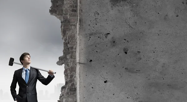 Destruyendo barreras — Foto de Stock