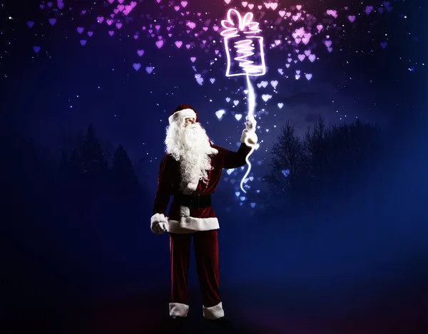 Magia w Wigilię Bożego Narodzenia — Zdjęcie stockowe