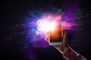 Yenilik ve yaratıcılık kavramı. Karışık ortam