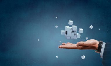 Yenilikçi teknoloji ve yaratıcılığa sahip yeni fikirler kavramı