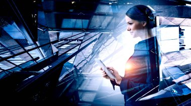 İş ve yenilik kavramı. Karışık ortam