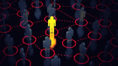 Sosyal Web Ağı Arkaplan Resmi