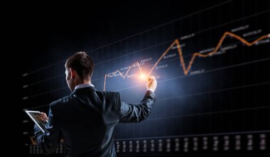 İş grafiği ve ticaret monitörü