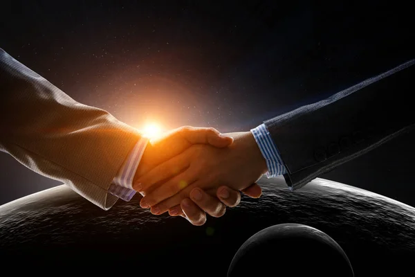 Partnership concept. Image of handshake — Stock Photo, Image