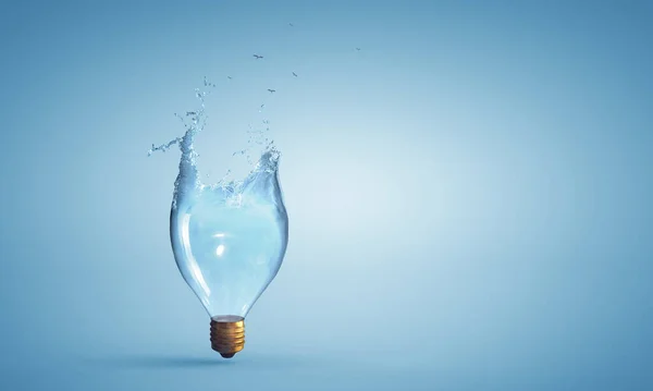 Lampa från vattenstänk — Stockfoto