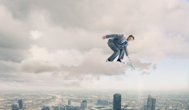 Aşağıda bir şey sulama işadamı