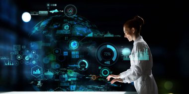 Bilim ve tıpta yenilikçi teknolojiler. Karışık ortam