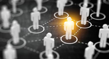 Sosyal Web Ağı Arkaplan Resmi