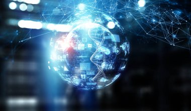 Genel ağ resmi. Karışık ortam