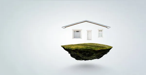 Real estate concept . Mixed media — Stock Photo, Image