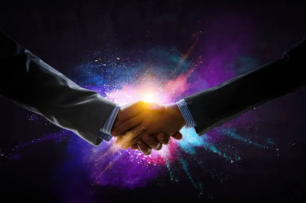 Partnership concept. Image of handshake — Stock Photo, Image