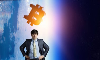 Sanal kripto para birimi kavramı. - Evet. Karışık ortam