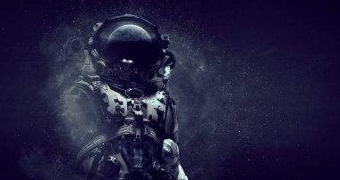 Astronot ve uzay keşfi teması.