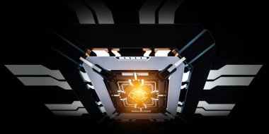 Teknoloji ve yenilik kavramı. Karışık ortam