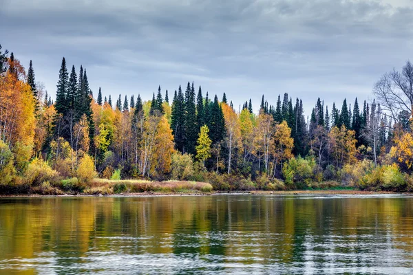 Herbst in Sibirien — Stockfoto