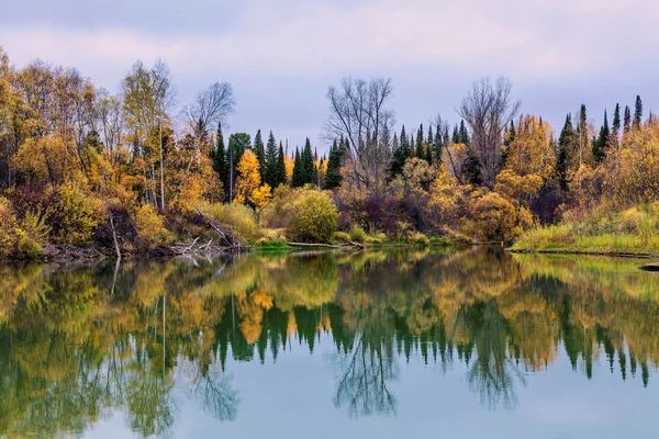 Herbst in Sibirien — Stockfoto