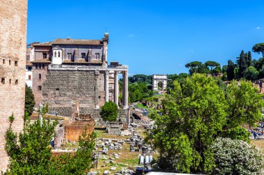 Roma 'daki Roma Forumunun kalıntıları.