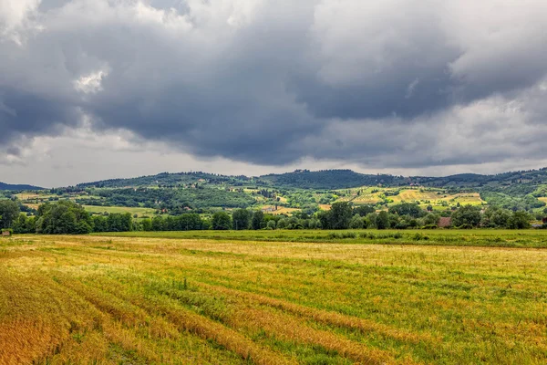 Das malerische Tal in der Toskana — Stockfoto