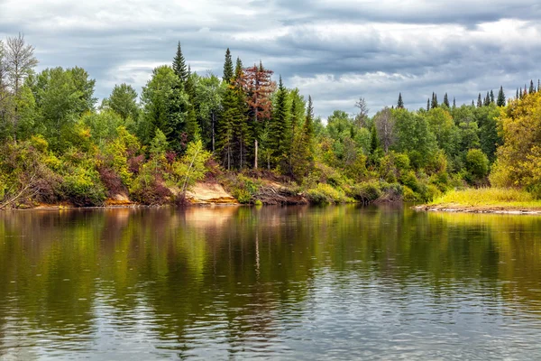 Siberian landscape with wilderness — Stock Photo, Image