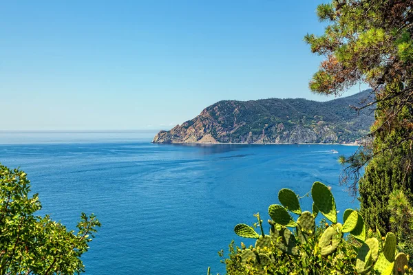 Panorama do Mar da Ligúria — Fotografia de Stock