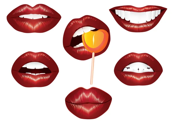 The Lips. — Stock Vector