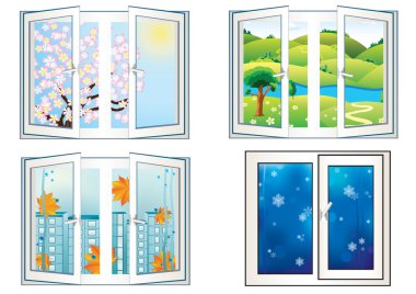 Penceredeki manzara.