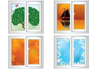 Penceredeki manzara.