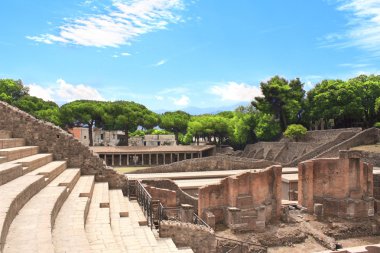 Ruins of Pompeii clipart