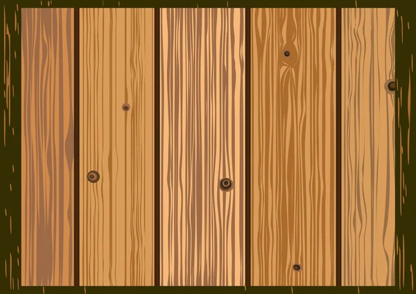 Texture vettoriale di vecchie tavole di legno — Vettoriale Stock