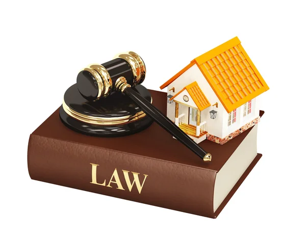 Ev ve hukuk — Stok fotoğraf