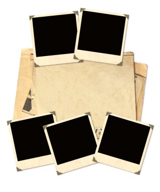 scrapbooking için eski fotoğrafları