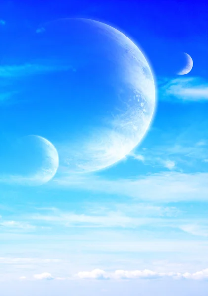 Sky and planet — Stock Photo, Image