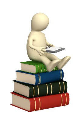 kukla ile e-kitap ve kitap