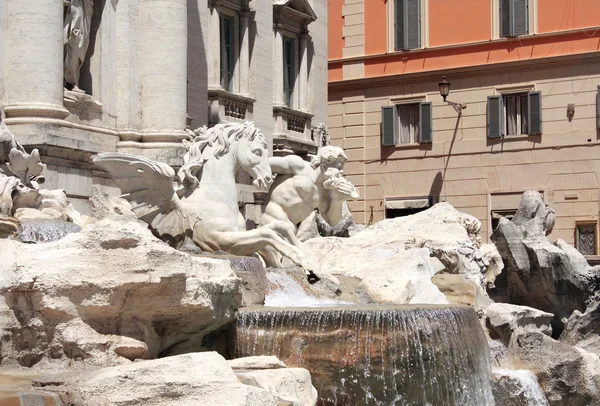 Фонтан ді Треві в Римі — стокове фото