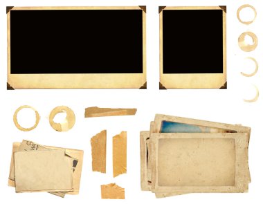 scrapbooking için koleksiyon öğeleri