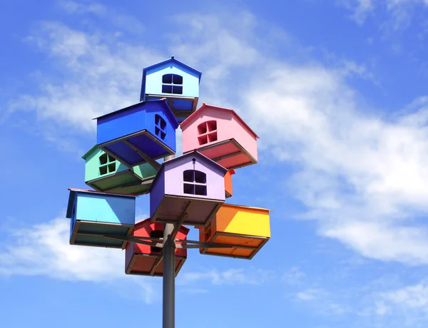 Colorful nesting boxes — Stock Photo, Image