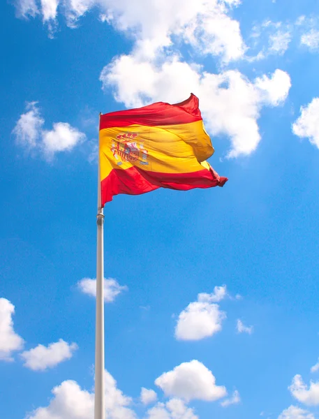 Vlag van Spanje voeren — Stockfoto