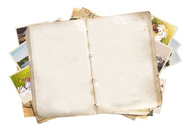 eski kitap ve fotoğrafları