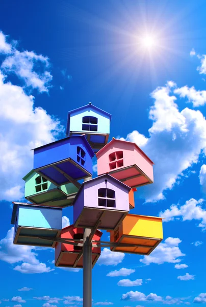 Colorful nesting boxes — Stock Photo, Image