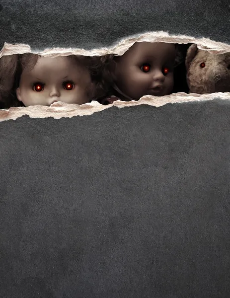 a scary doll