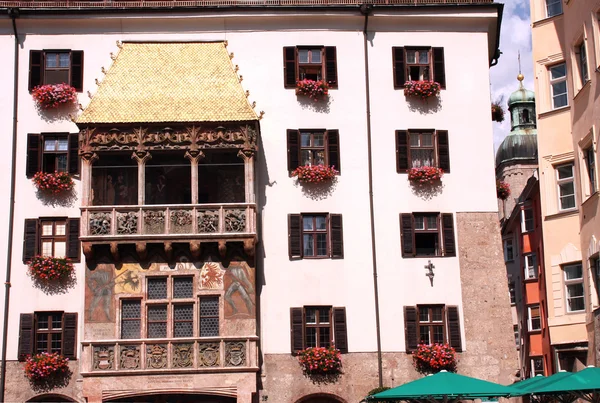 Dachl Goldenes em Innsbruck — Fotografia de Stock